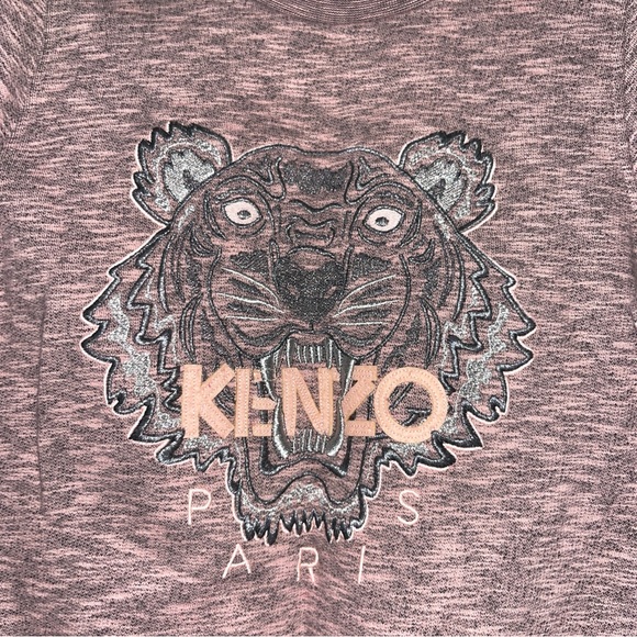 Pink Kenzo tiger print sweatshirt - Picture 3 of 8